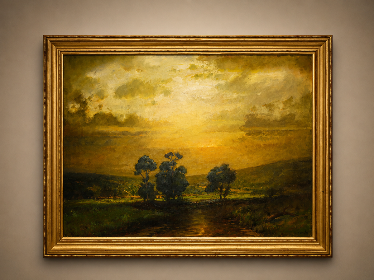 Untitled (Sunset Landscape)