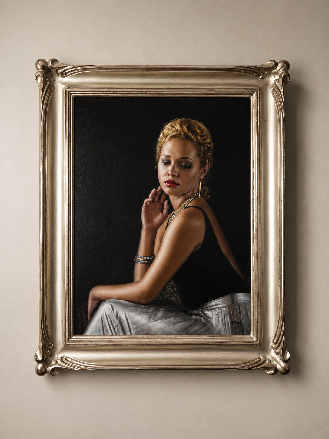 Untitled (Portrait w. Black b/g)