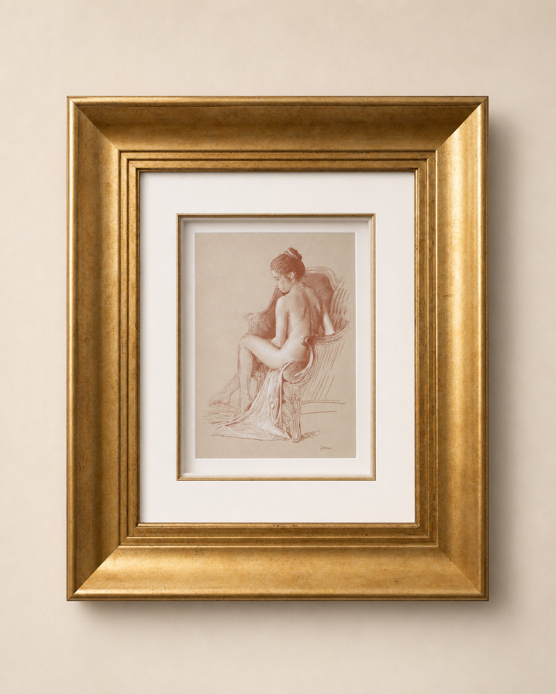 Seated Figure, Study